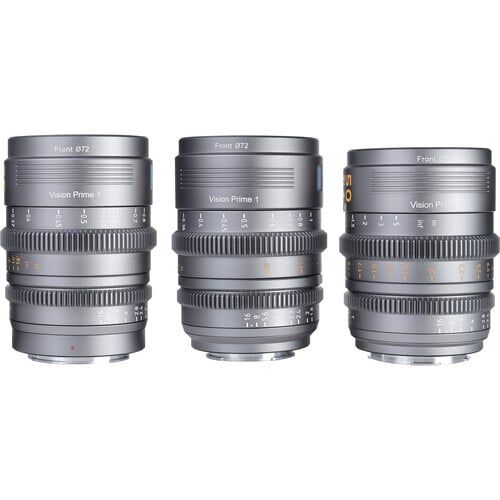 Ống kính Combo 3 lens SIRUI Vision Prime (VP1): 24mm + 35mm + 50mm T1.4 (ngàm E/RF/Z/L)- / chính hãng/ full VAT