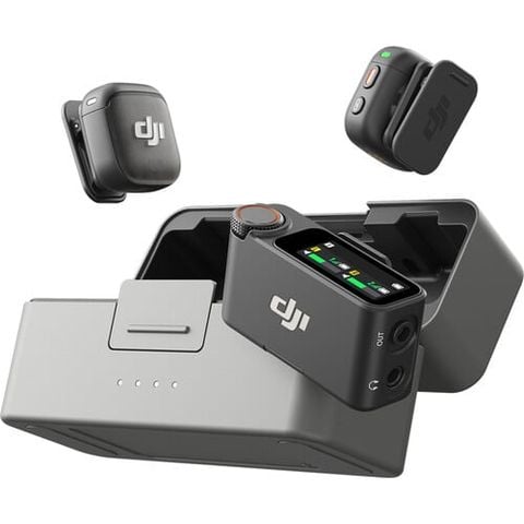 Bộ hệ thống micro không dây DJI Mic 3 (Bản Duo 2 phát & 1 nhận + hộp sạc) - Hàng chính hãng