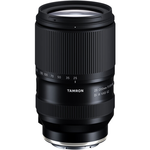 Ống kính Tamron 25-200mm F2.8-5.6 Di III VXD G2 dành cho ngàm Sony E nhìn ở góc khác