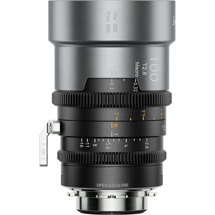 Ống kính cine anamorphic Sirui IronStar 100mm T1.9 Full Frame – 1.5x, PL/EF, Cinema Lens chuyên nghiệp