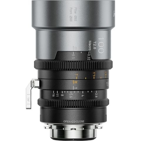 Ống kính cine anamorphic Sirui IronStar 100mm T1.9 Full Frame – 1.5x, PL/EF, Cinema Lens chuyên nghiệp
