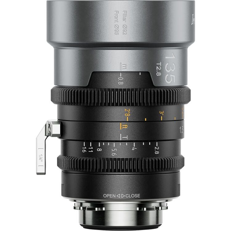 Ống kính cine anamorphic Sirui IronStar 135mm T1.9 Full Frame – 1.5x, PL/EF, Cinema Lens chuyên nghiệp