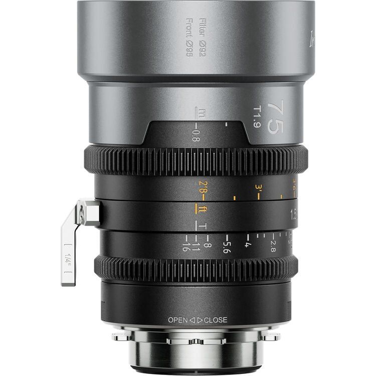 Ống kính cine anamorphic Sirui IronStar 75mm T1.9 Full Frame – 1.5x, PL/EF, Cinema Lens chuyên nghiệp
