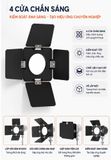Tản sáng 4 cánh cho đèn studio LIYADI – Phụ kiện điều hướng ánh sáng chuyên nghiệp / 4-Leaves Barndoor
