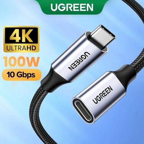 Cáp USB Ugreen Type C 3.1 Gen 2 nối dài 1 mét - 30205