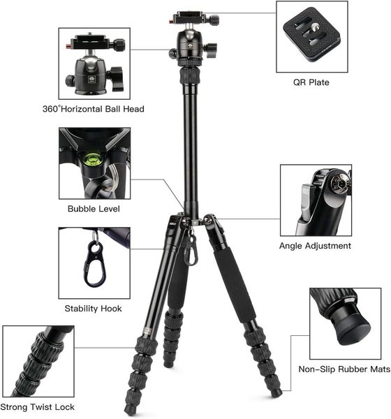 Chân máy ảnh SIRUI Traveler 5AX - Chính hãng
