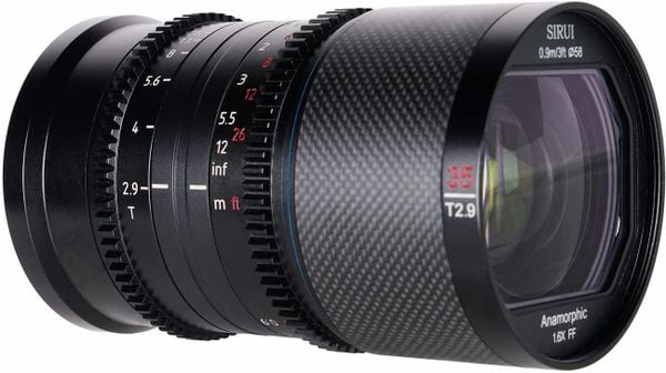 Ống kính Cine Anamorphic SIRUI Saturn 50mm T2.9 1.6X