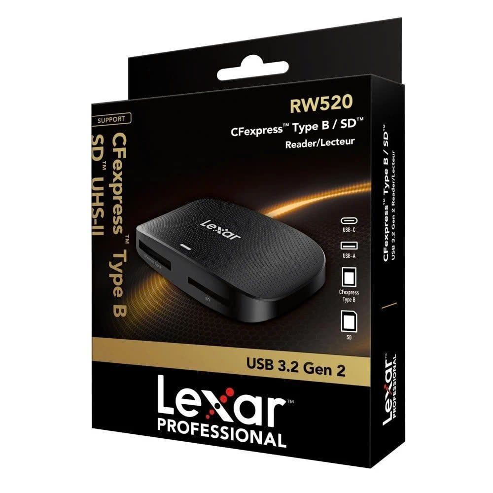 Đầu đọc thẻ Lexar CFexpress Type B/ SD USB 3.2 Gen 2 Professional - RW520
