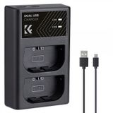 Sạc đôi K&F Concept LP-E6 / E6NH - KF28.0007