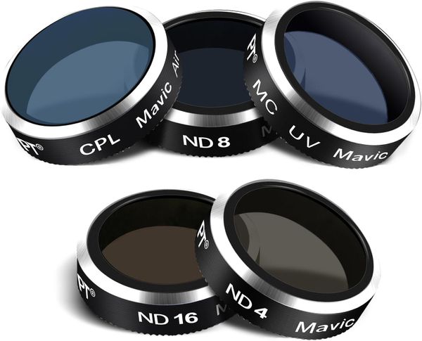 Bộ filter K&F Concept 5 món cho DJI Mavic Air (ND4/ND8/ND16/UV/CPL)