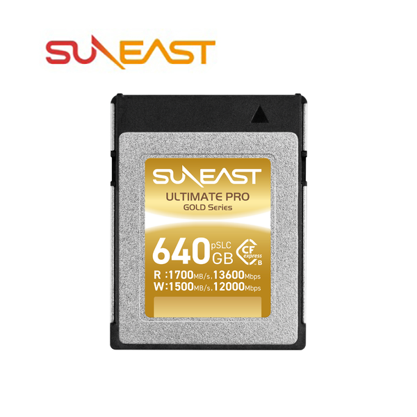 Thẻ nhớ Suneast CFexpress Type B - Ultimate Pro Gold series: Dung lượng 160GB/ 320GB/ 640GB