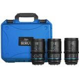 Combo 3 ống kính Cine Anamorphic SIRUI Astra 50/75/100mm T1.8 1.33X AF