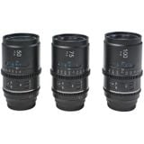 Combo 3 ống kính Cine Anamorphic SIRUI Astra 50/75/100mm T1.8 1.33X AF