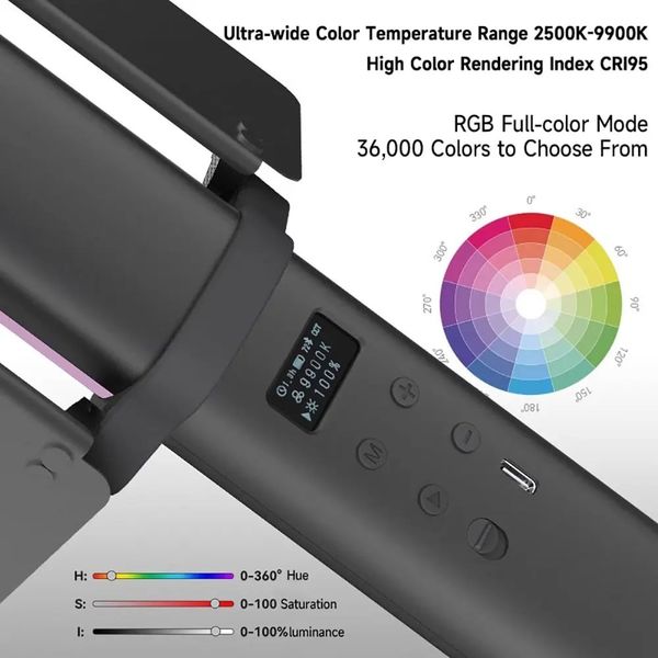 Đèn LIYADI LP550 - LED Light Stick RGB dạng ống công suất 30W