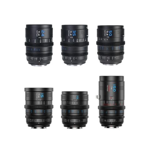 Ống kính Combo 6 lens Cine SIRUI Vision Prime (VP1) 15mm + 24mm + 35mm + 50mm +75mm + 150mm T1.4 Full-Frame