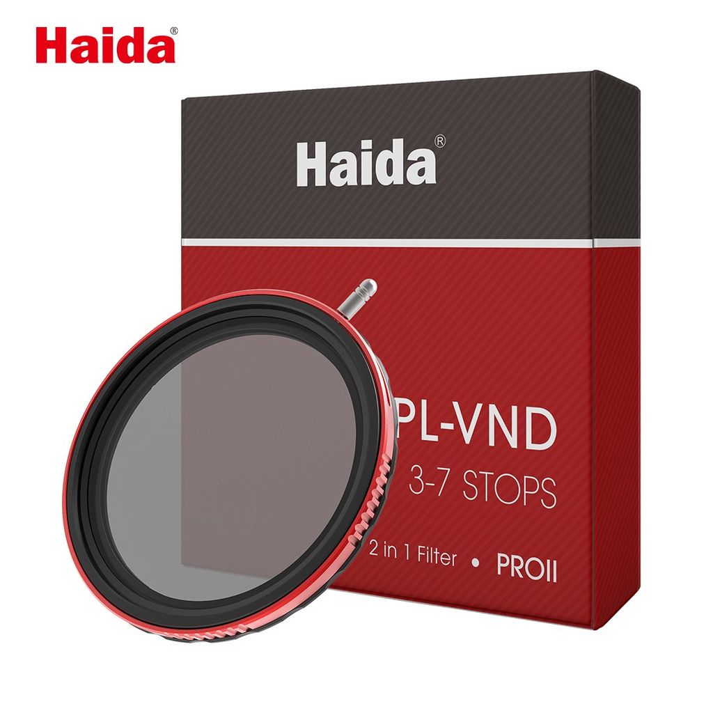 Filter CPL-VND Haida Pro II size 95mm (CPL + Vari ND3~7stops) - HD4781-95
