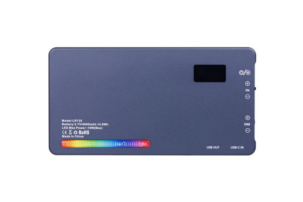 Đèn Liyadi LR135 Pro RGB - đèn LED bảng Pocket light 10W RGB bỏ túi siêu gọn nhẹ