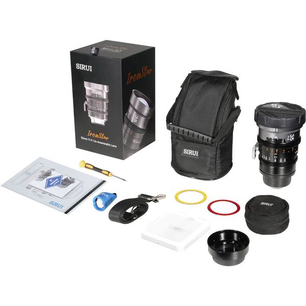 Ống kính SIRUI anamorphic IronStar 35mm T1.9 - 1.5x ngàm PL/EF, Cinema lens full-frame
