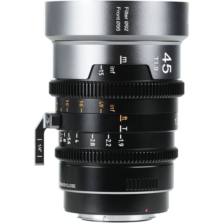 Ống kính Cine Anamorphic Sirui IronStar 45mm T1.9 Full Frame – 1.5x, PL/EF, Cinema Lens chuyên nghiệp