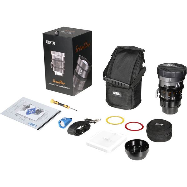 Ống kính SIRUI Anamorphic IronStar 45mm T1.9 Full Frame – 1.5x ngàm PL/EF, Cinema lens full-frame