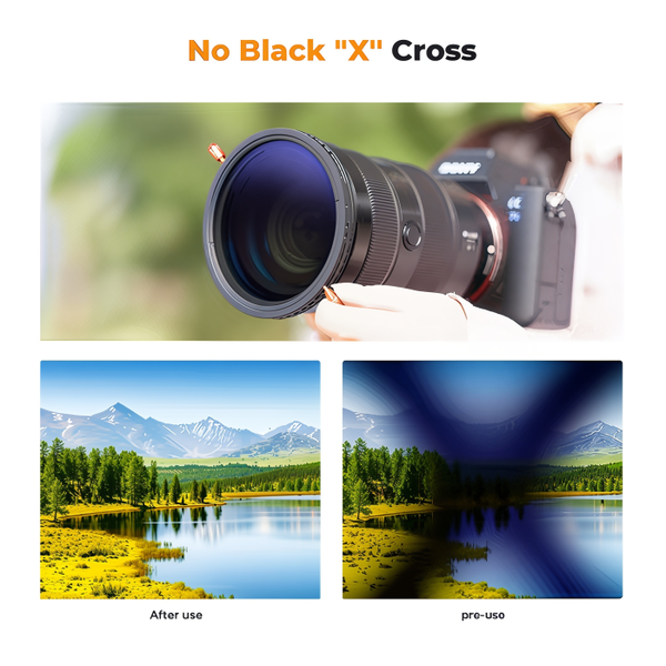 Filter CPL-VND (Variable ND2~ND32 & CPL) Nano C series - KF01.2599 (Click để xem các size)