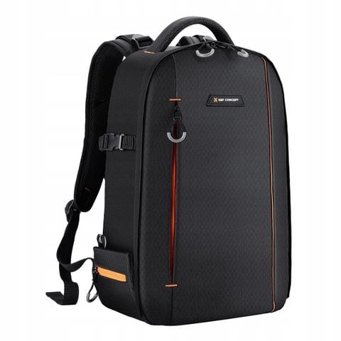 Ba lô đựng máy ảnh K&F Concept 18L Nature Wander 05 - Màu đen cam - KF13.140