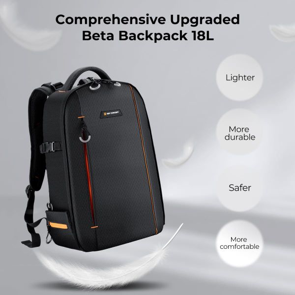 Ba lô máy ảnh KF13.140 Nature Wander 05 - 18L (màu đen cam)