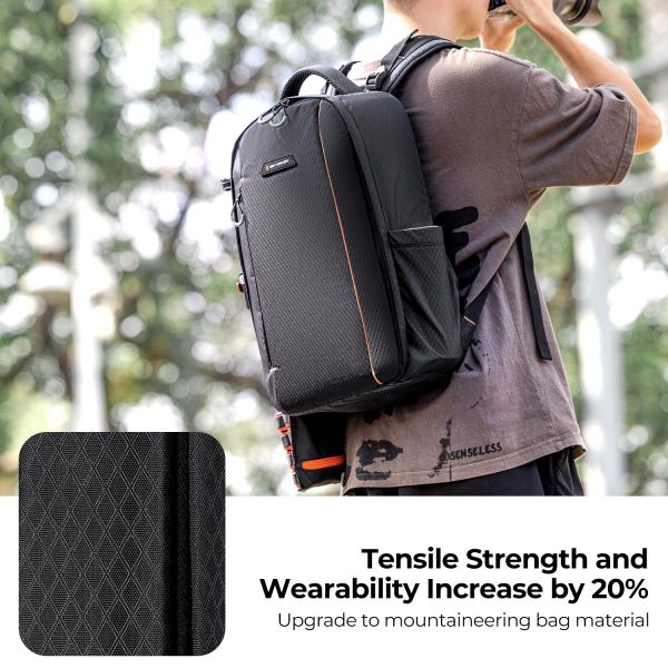 Ba lô máy ảnh KF13.140 Nature Wander 05 - 18L (màu đen cam)