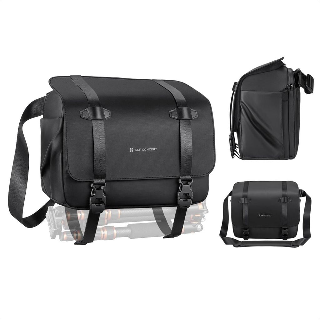 Túi đựng máy ảnh K&F Sling Bag 10L Urban Wander 10 (màu Đen) - KF13.163