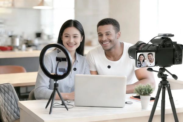Micro cài áo không dây Luucco AirWave+ Combo hai kênh, khử ồn, siêu nhẹ chỉ 9gram