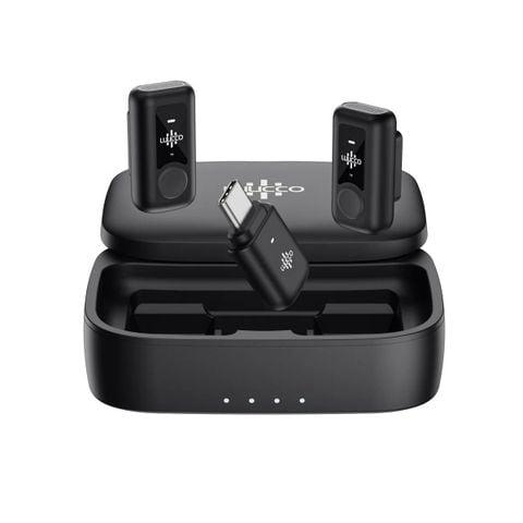 Micro cài áo không dây Luucco Link2 (USB-C) hai kênh, 4 màu, siêu nhẹ chỉ 6gram