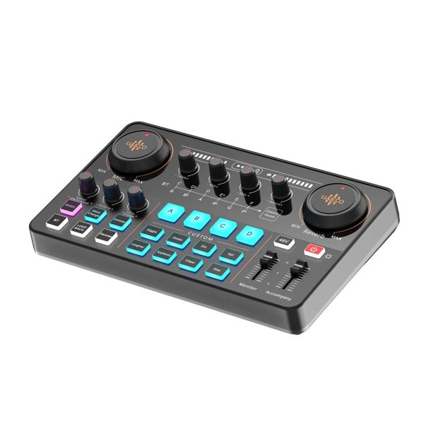 Mixer kiêm audio interface và card âm thanh Luucco MI-2 cho livestream, podcast