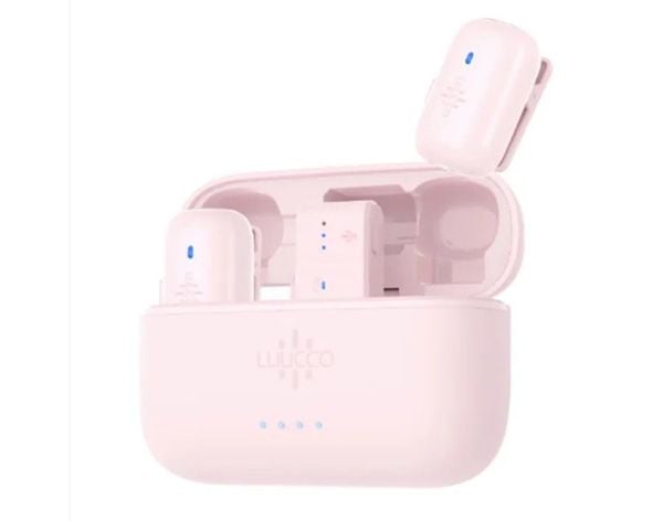Micro cài áo không dây Luucco MiniPods K1 (USB-C), 1 phát 1 thu, 4 màu, siêu nhẹ chỉ 6gram