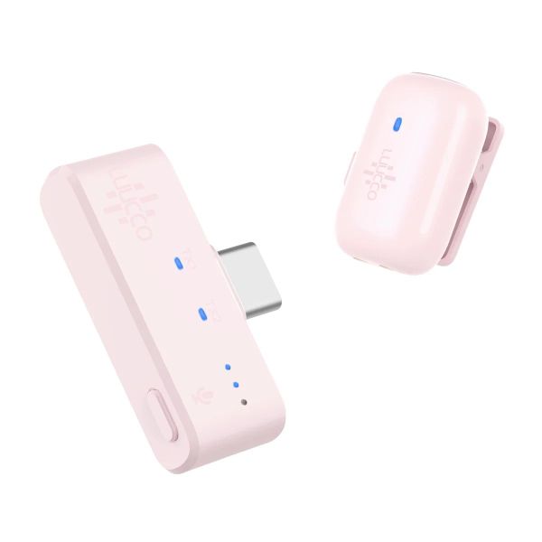 Micro cài áo không dây Luucco MiniPods K1 (USB-C), 1 phát 1 thu, 4 màu, siêu nhẹ chỉ 6gram
