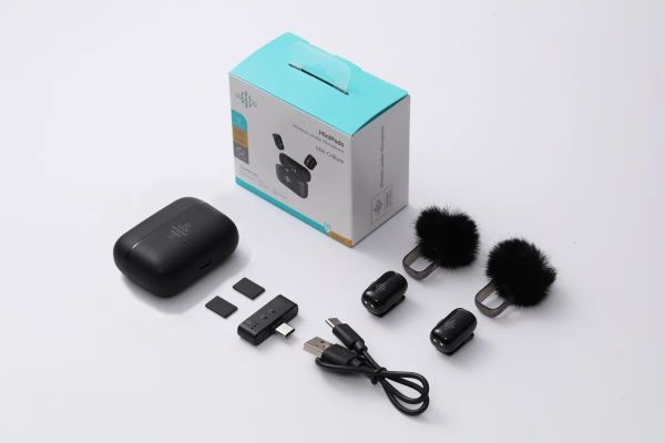 Micro cài áo không dây Luucco MiniPods K1 (USB-C), 1 phát 1 thu, 4 màu, siêu nhẹ chỉ 6gram