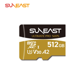 Thẻ nhớ Suneast MicroSDXC V30 UHS-I S225 GOLD Series - Tốc độ lên tới 208 MB/s | Dung lượng 64GB, 128GB, 256GB, 512GB
