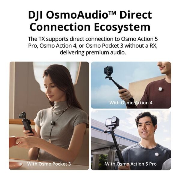 Micro DJI Mic Mini 2 (bản 2 TX + 1 RX + Charging Case)