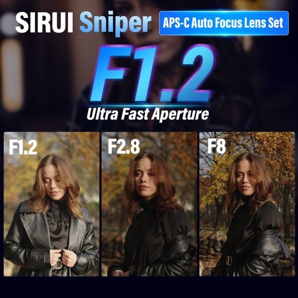 Ống kính SIRUI Sniper 16mm F1.2 autofocus