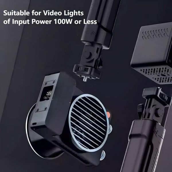 Tay cầm đèn LIYADI P77 tích hợp pin dự phòng 110W dùng cho đèn chụp ảnh - quay phim