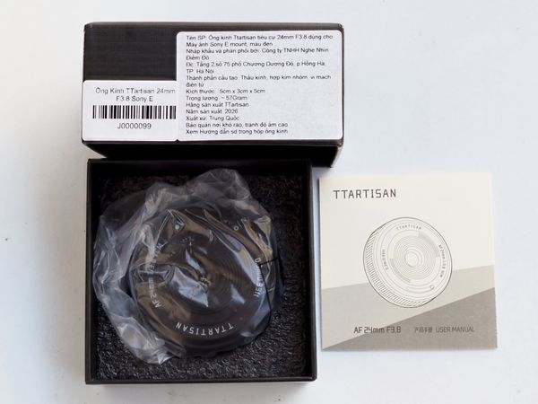 Lens TTArtisan 24mm F3.8 AF Pancake