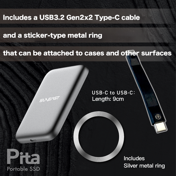 Ổ SSD di động Suneast Pita USB 3.2 2000MB/s