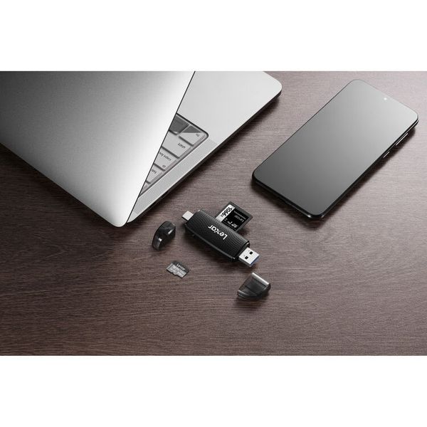 Đầu đọc thẻ nhớ Lexar SD & microSD USH-I USB-A, USB-C - RW310