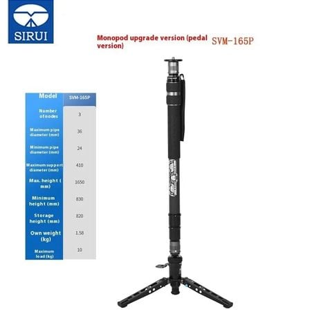 Chân đơn Monopod SIRUI SVM 165P (Pedal edition) - Chính hãng