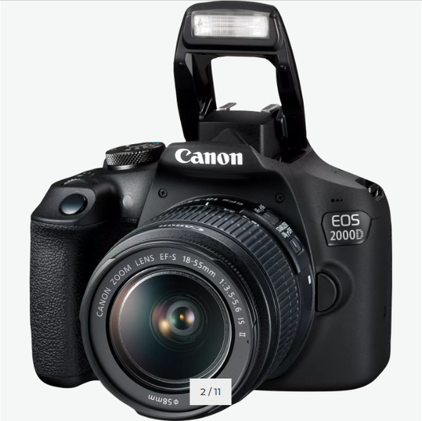 Máy ảnh Canon EOS 2000D kit lens 18-55mm IS II (hàng chính hãng)