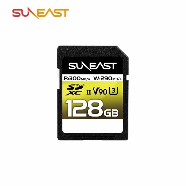 Thẻ nhớ Suneast SDXC UHS-II V90 pSLC tốc độ đọc 300MB/s - Dung lượng 64GB, 128GB, 256Gb, 512Gb
