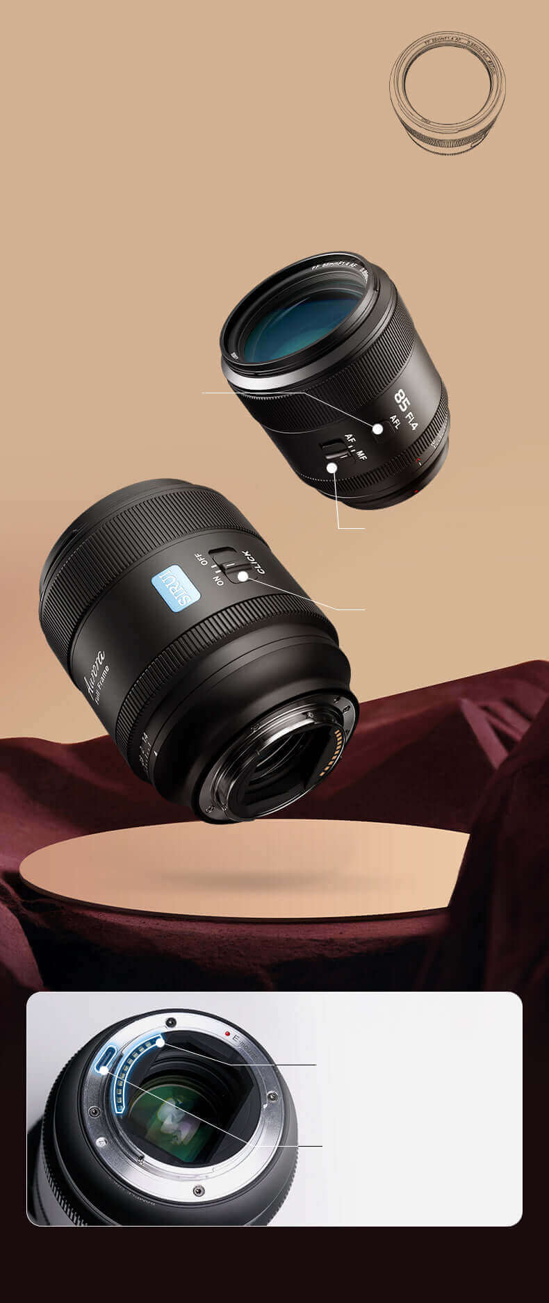 Ứng dụng chụp chân dung với SIRUI Aurora 85mm F1.4