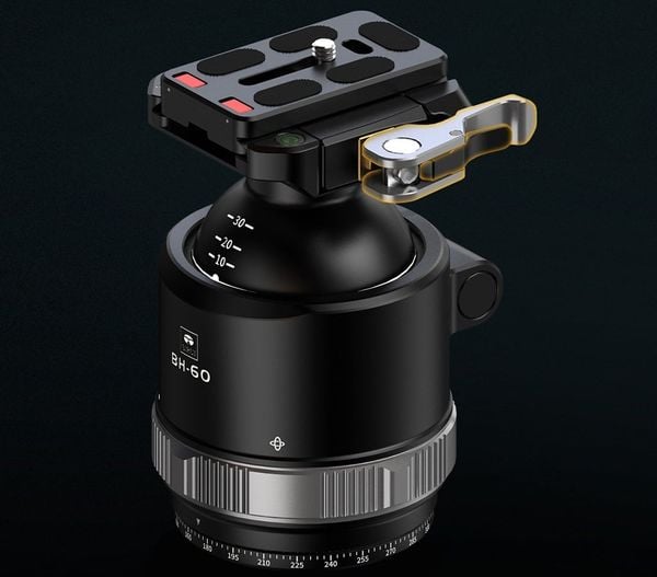 Đầu bóng Sirui BH-60 kiêm đầu fluid 2 trong 1 cho chụp ảnh và quay phim