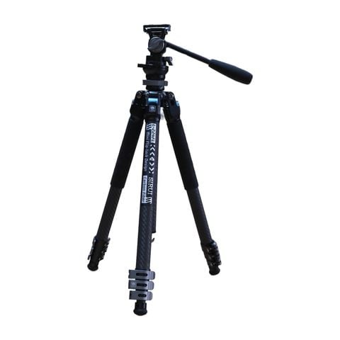 Chân máy quay Sirui Carbon L-224F kèm đầu KV-5