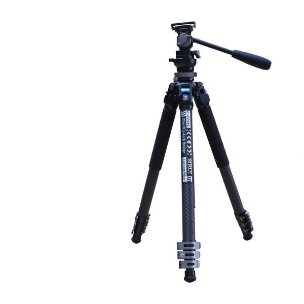 Chân máy quay Sirui Carbon L-224F kèm đầu KV-5