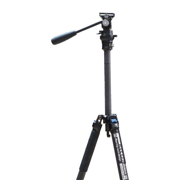 Chân máy quay Sirui Carbon L-224F kèm đầu KV-5